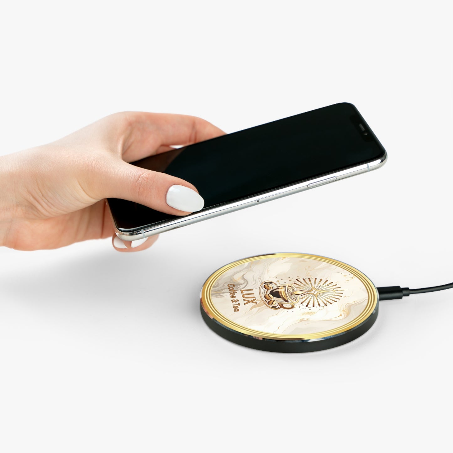 Lux Coffee & Tea Fast Charging Pad / Wireless Charger