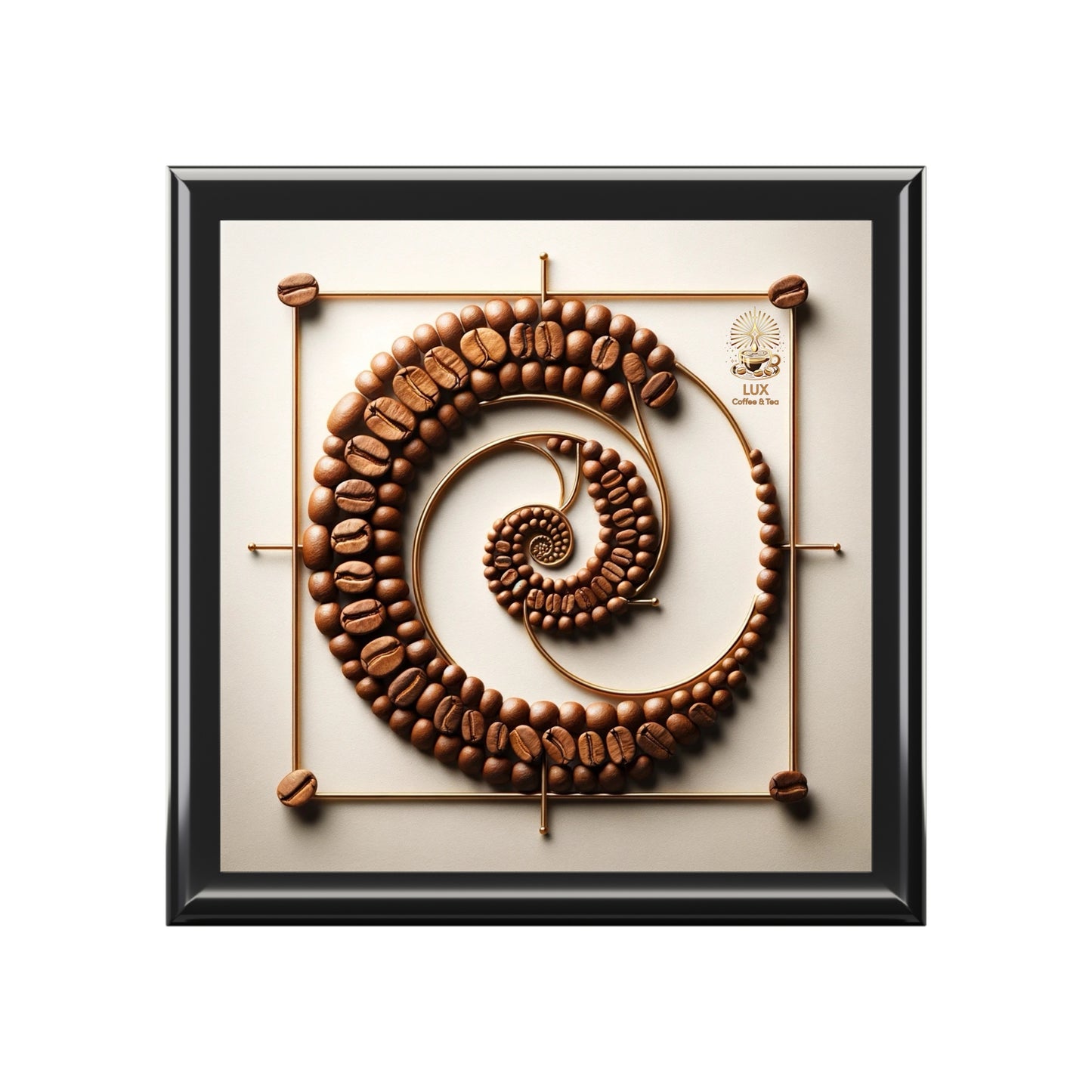 Lux Coffee & Tea Storage Wooden Box