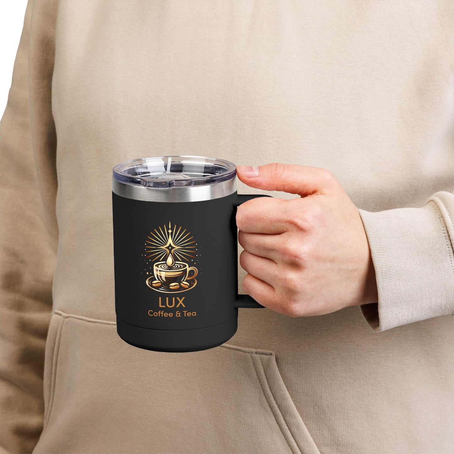 Lux Coffee & Tea Polar Camel  - Coffee Mug Insulated Tumbler 15oz