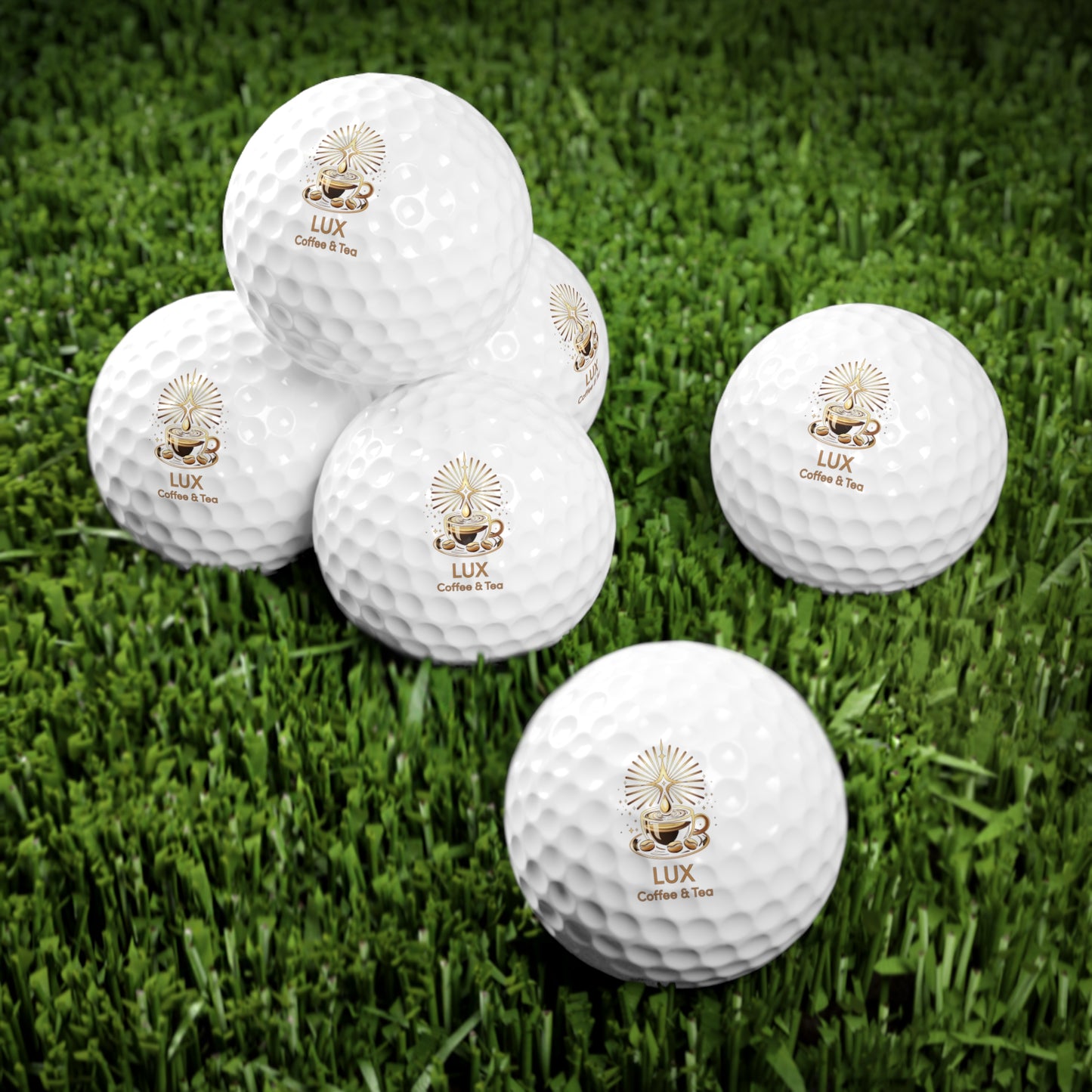 Lux Coffee & Tea Golf Balls, 6pcs