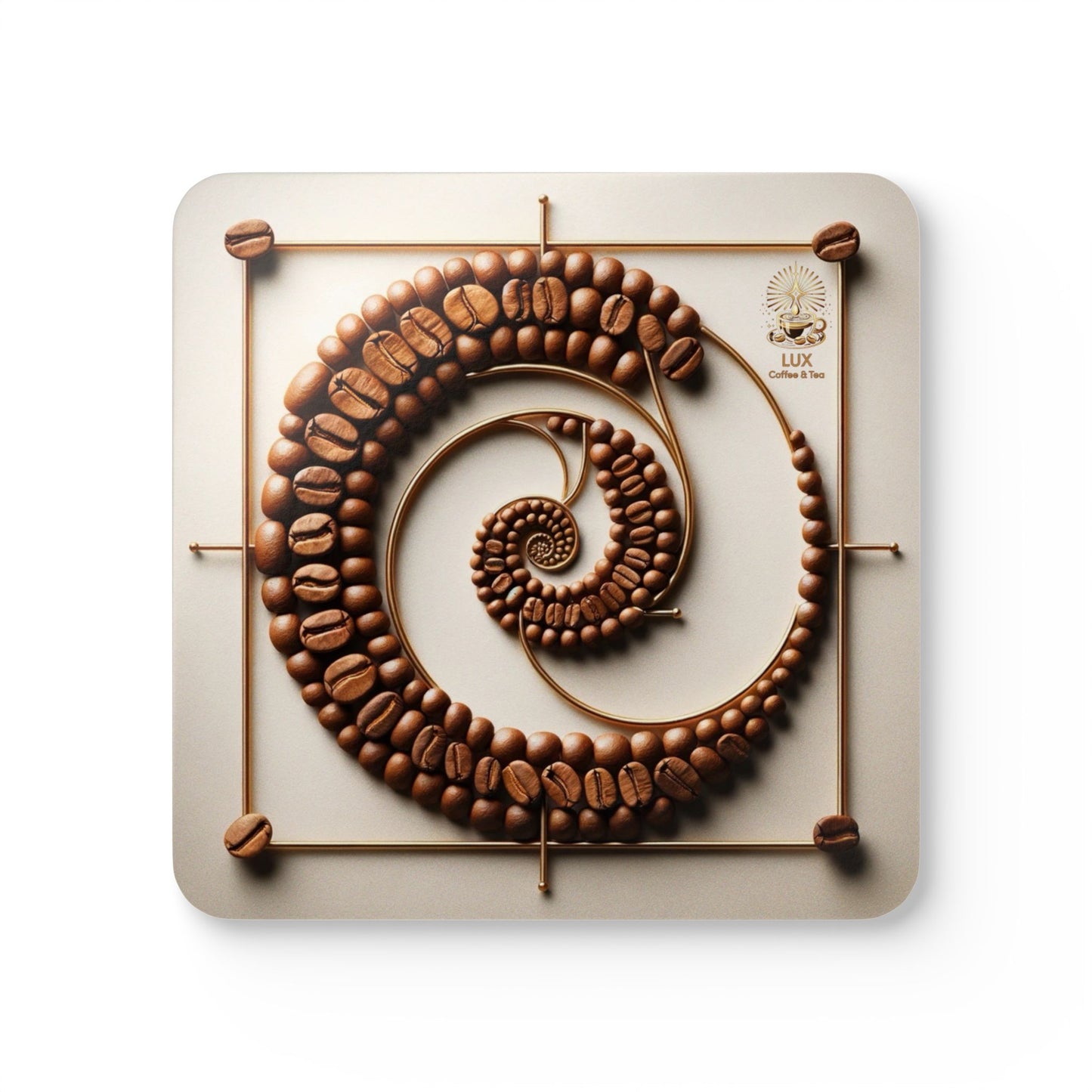 Lux Coffee & Tea Corkwood Coaster Set