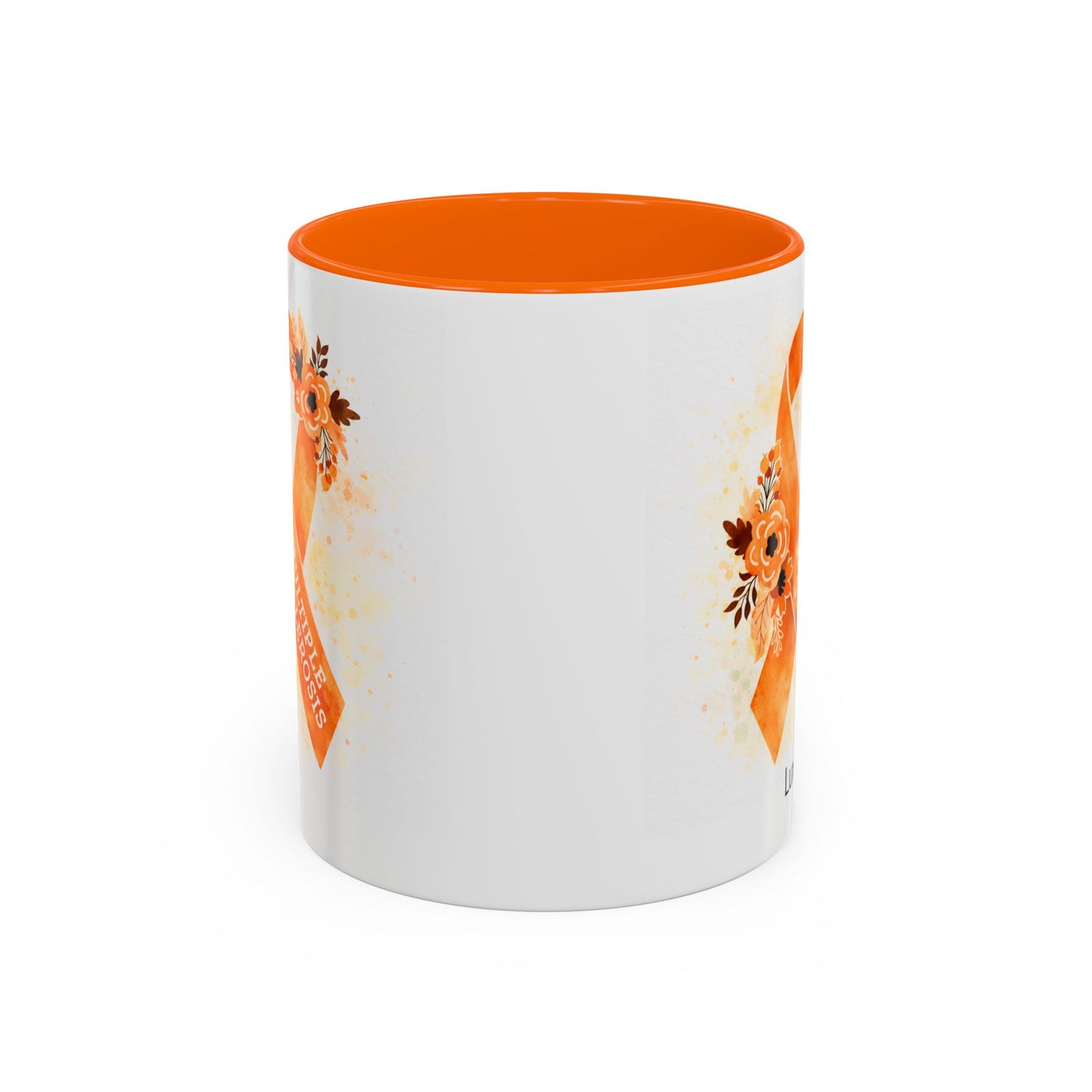LUX Coffee and Tea Multiple Sclerosis (MS) Awareness Ribbon Accent Mug  (11/15oz)
