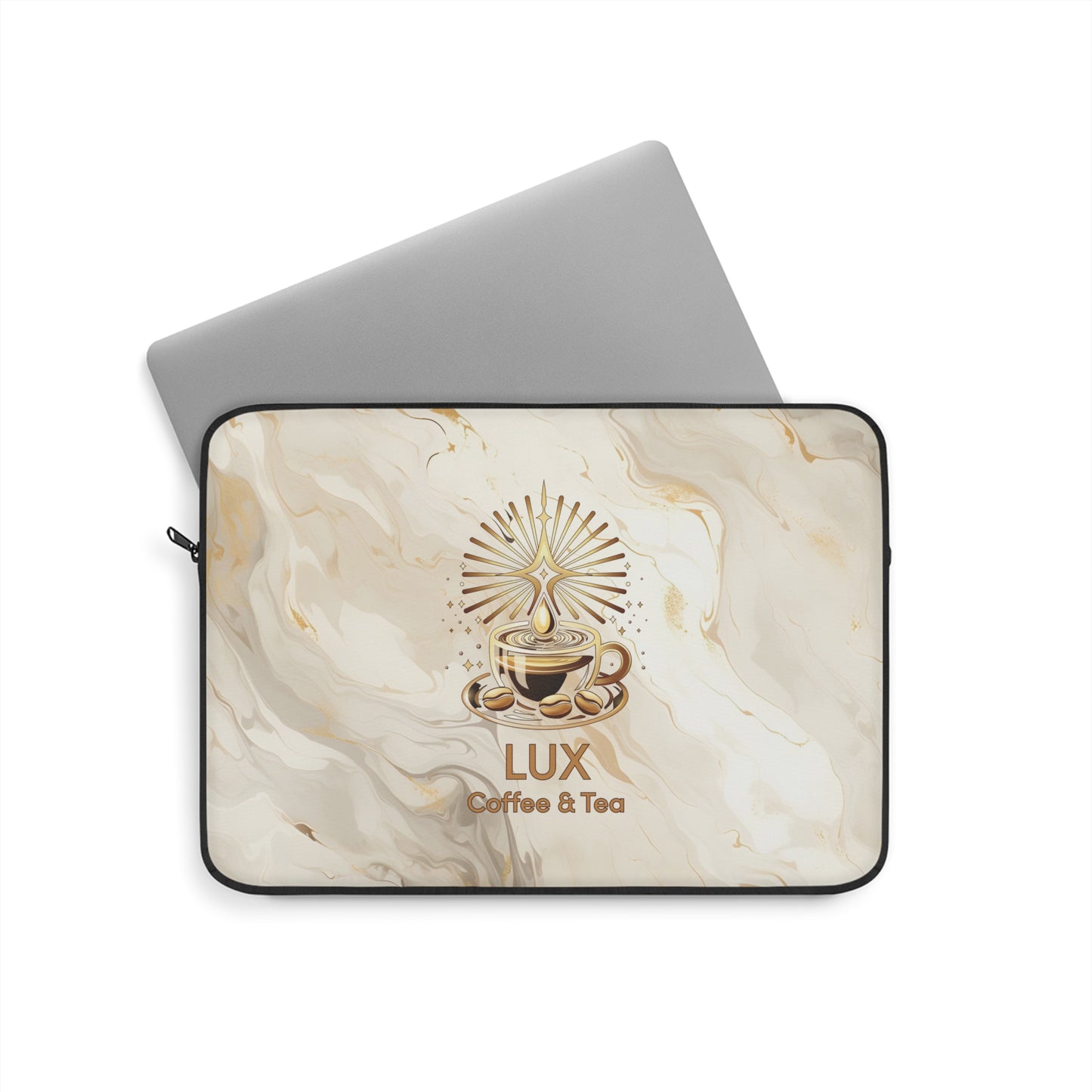 Lux Coffee & Tea Marble Luxe Laptop Sleeve