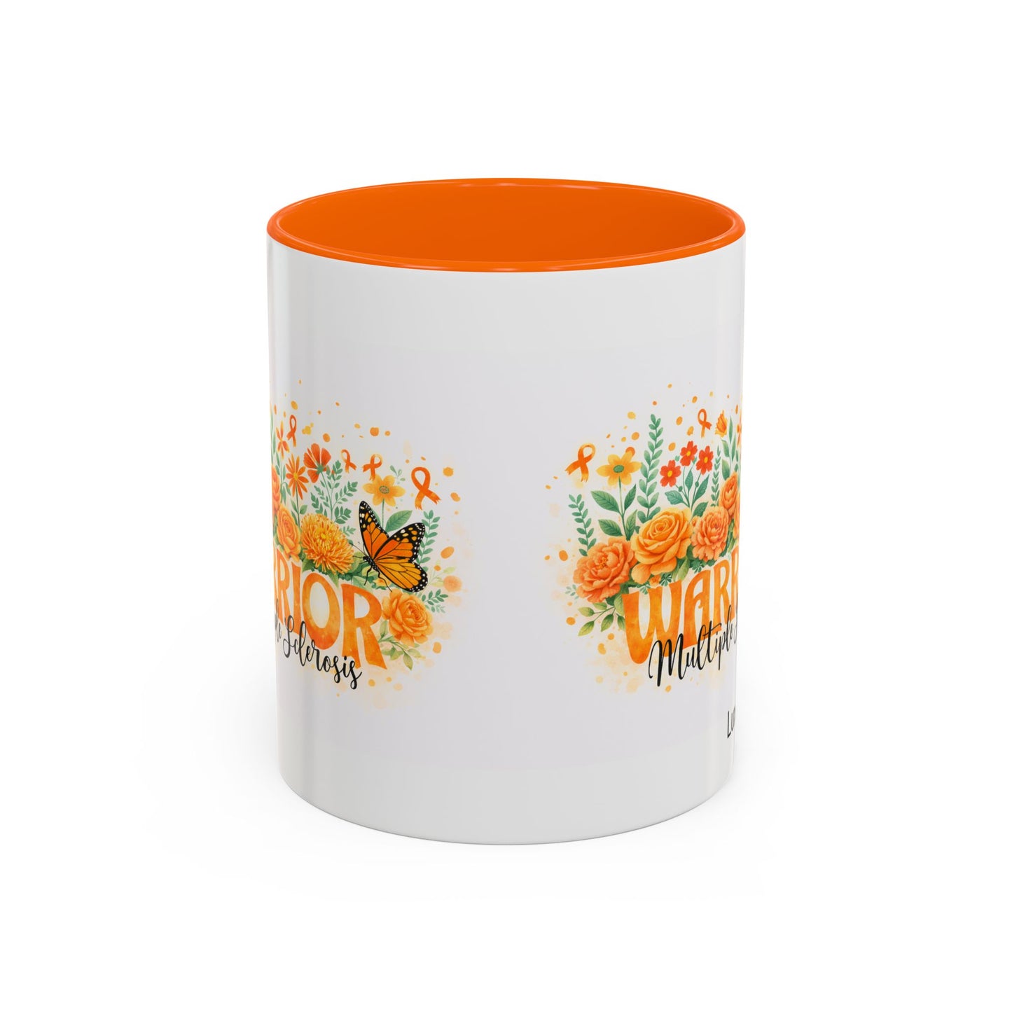 LUX Coffee and Tea Warrior Multiple Sclerosis (MS) Awareness Month  Accent Mug  (11oz)