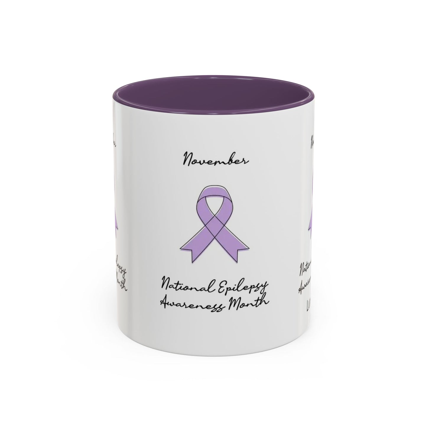 LUX Coffee and Tea November, National Epilepsy Awareness Month (NEAM) Accent Mug  (11/15oz)