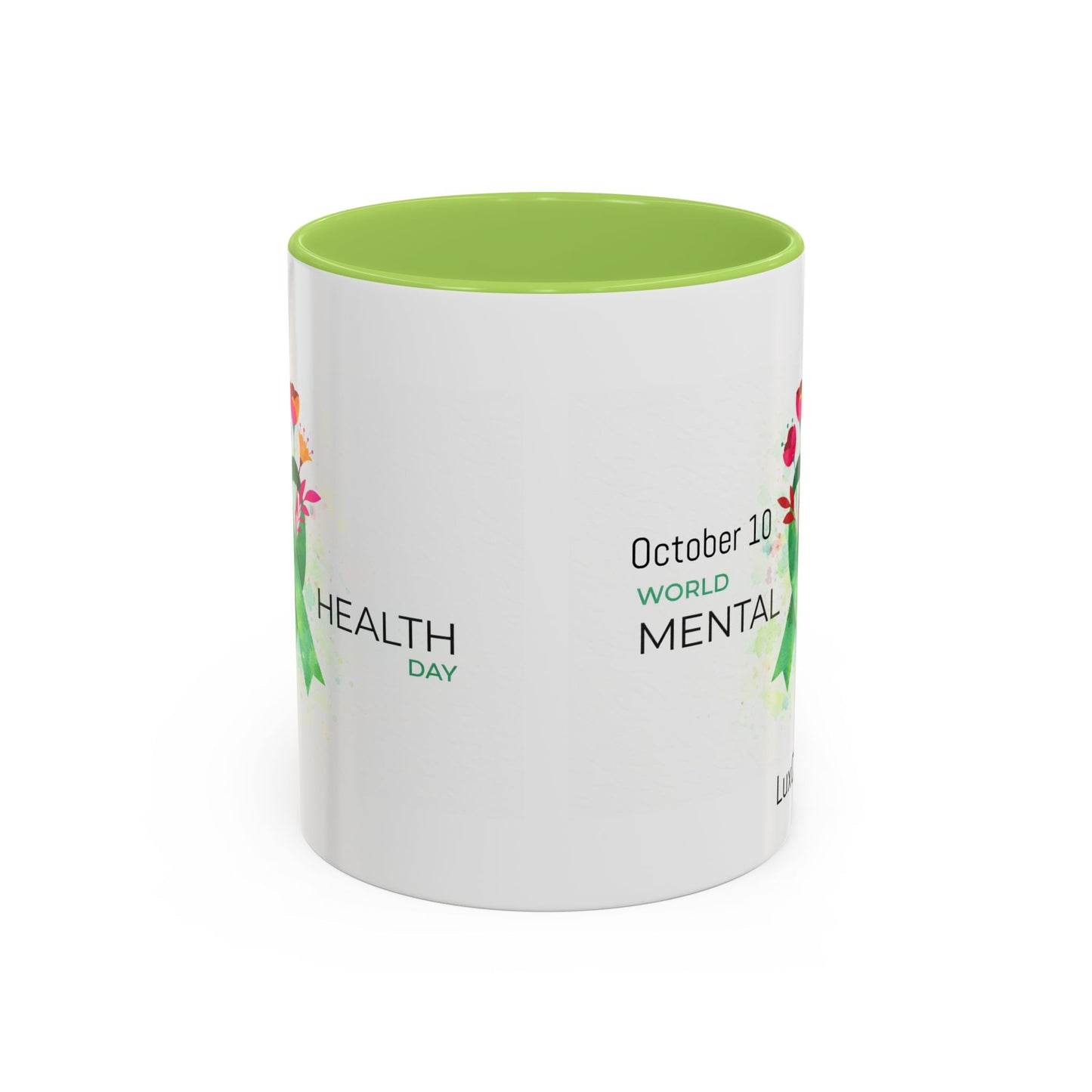 LUX Coffee and Tea World Mental Health Day (October 10) Accent Mug  (11oz)