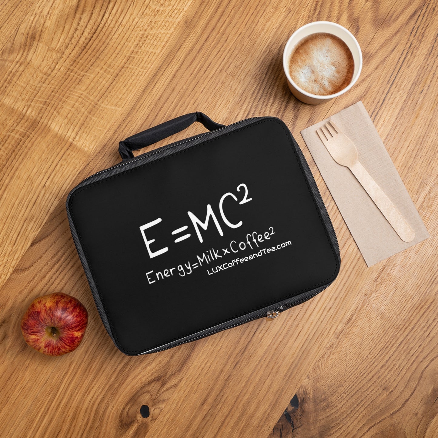 Lux Coffee & Tea "e=mc2" Lunch Bag