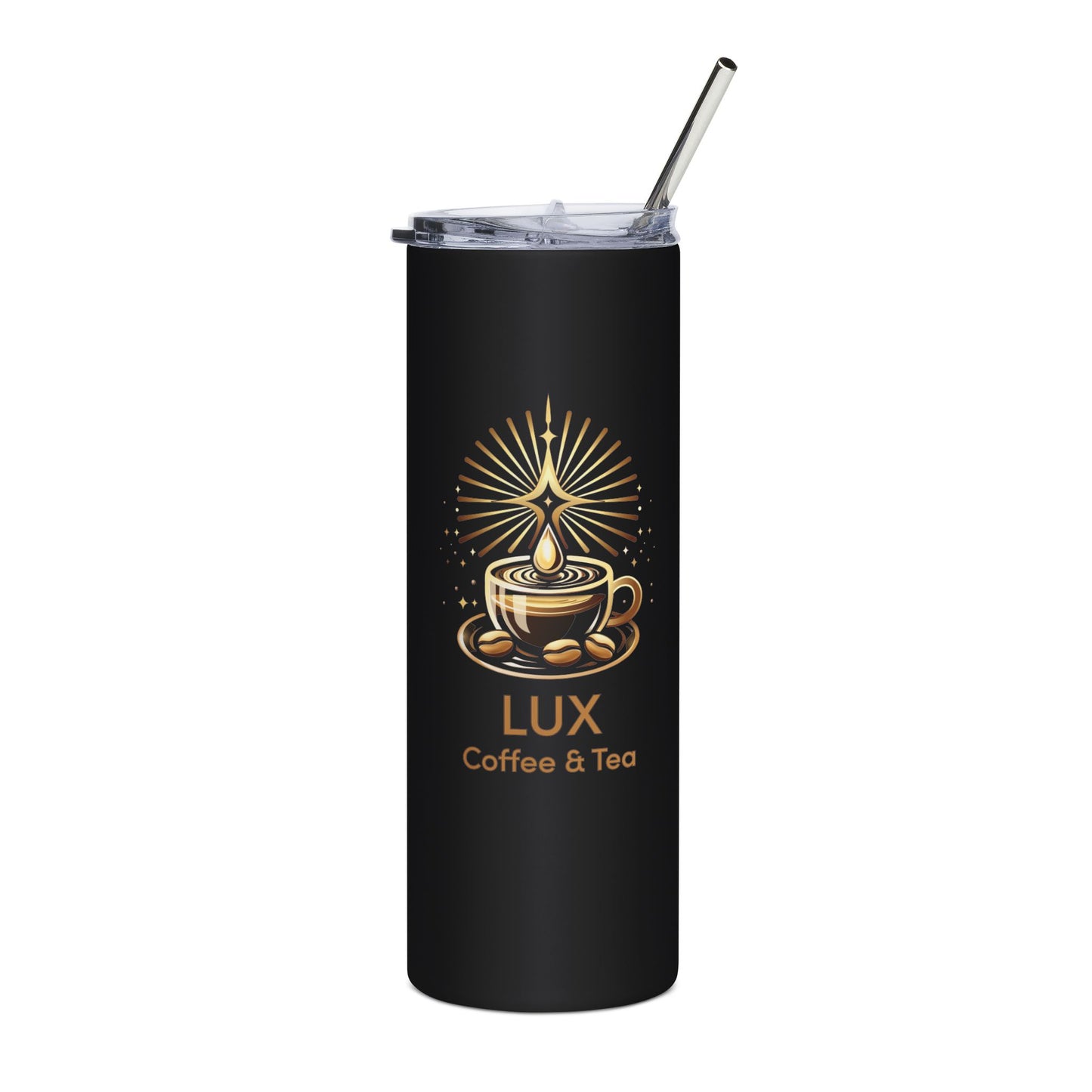 Lux Coffee & Tea Stainless Steel Tumbler, 20oz