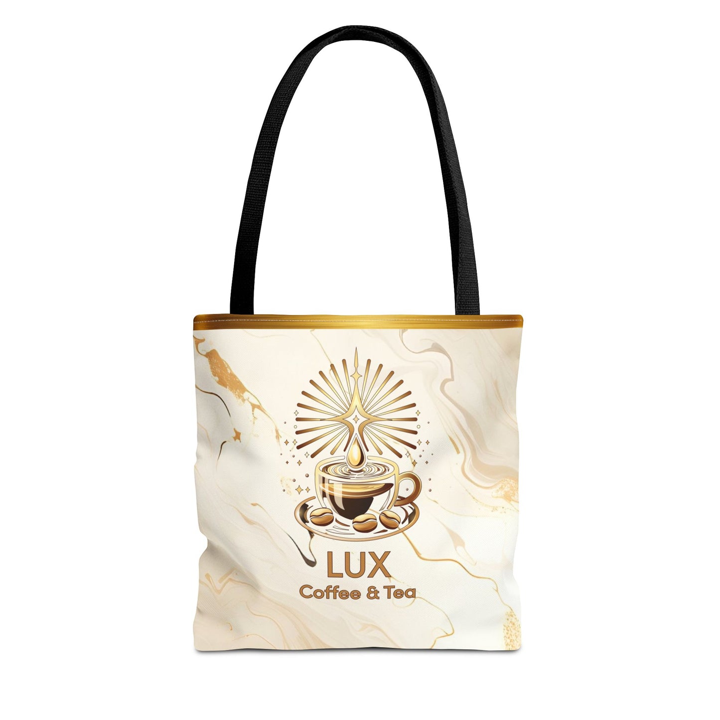 Lux Coffee & Tea Marble Tote Bag