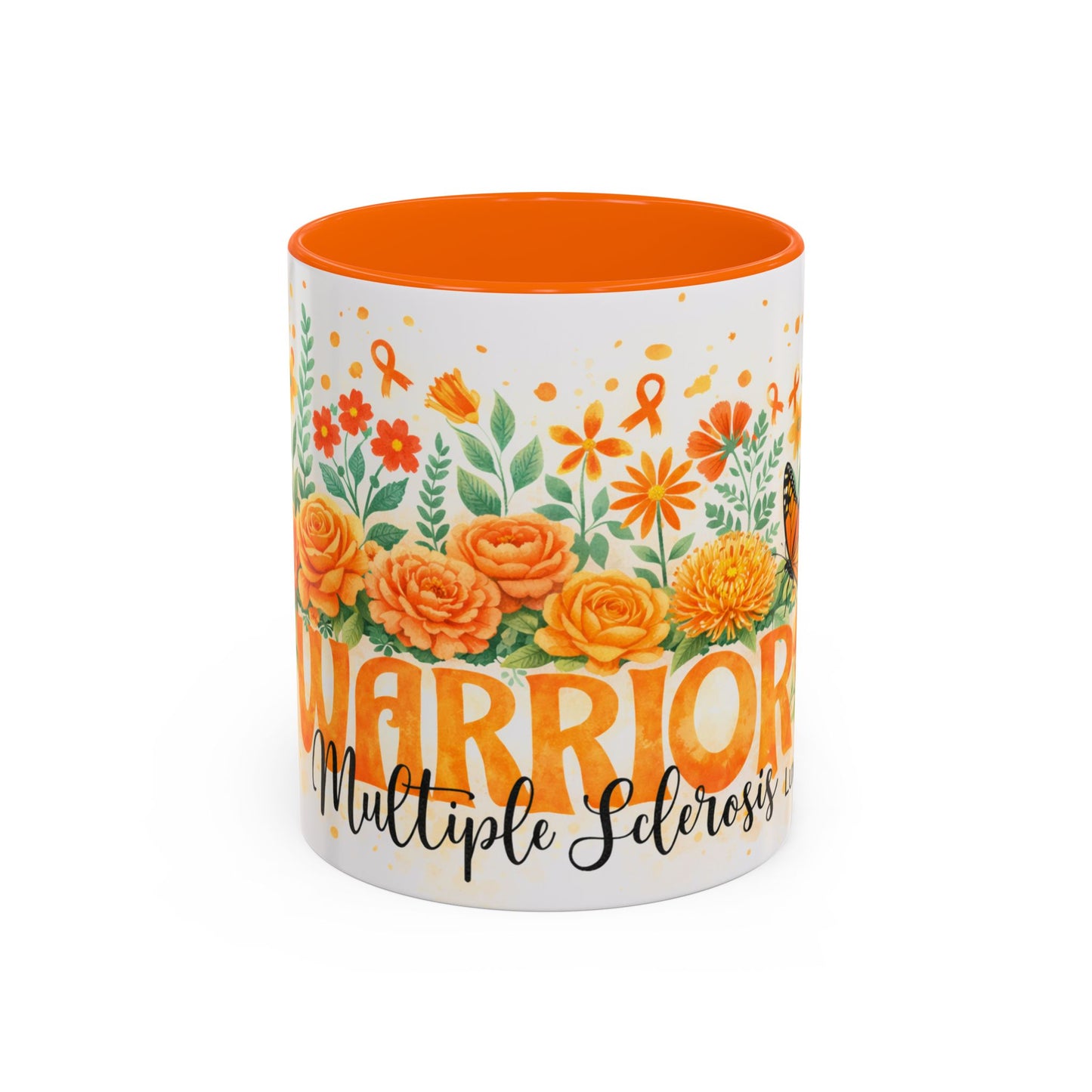 LUX Coffee and Tea Warrior Multiple Sclerosis (MS) Awareness Month  Accent Mug  (11oz)