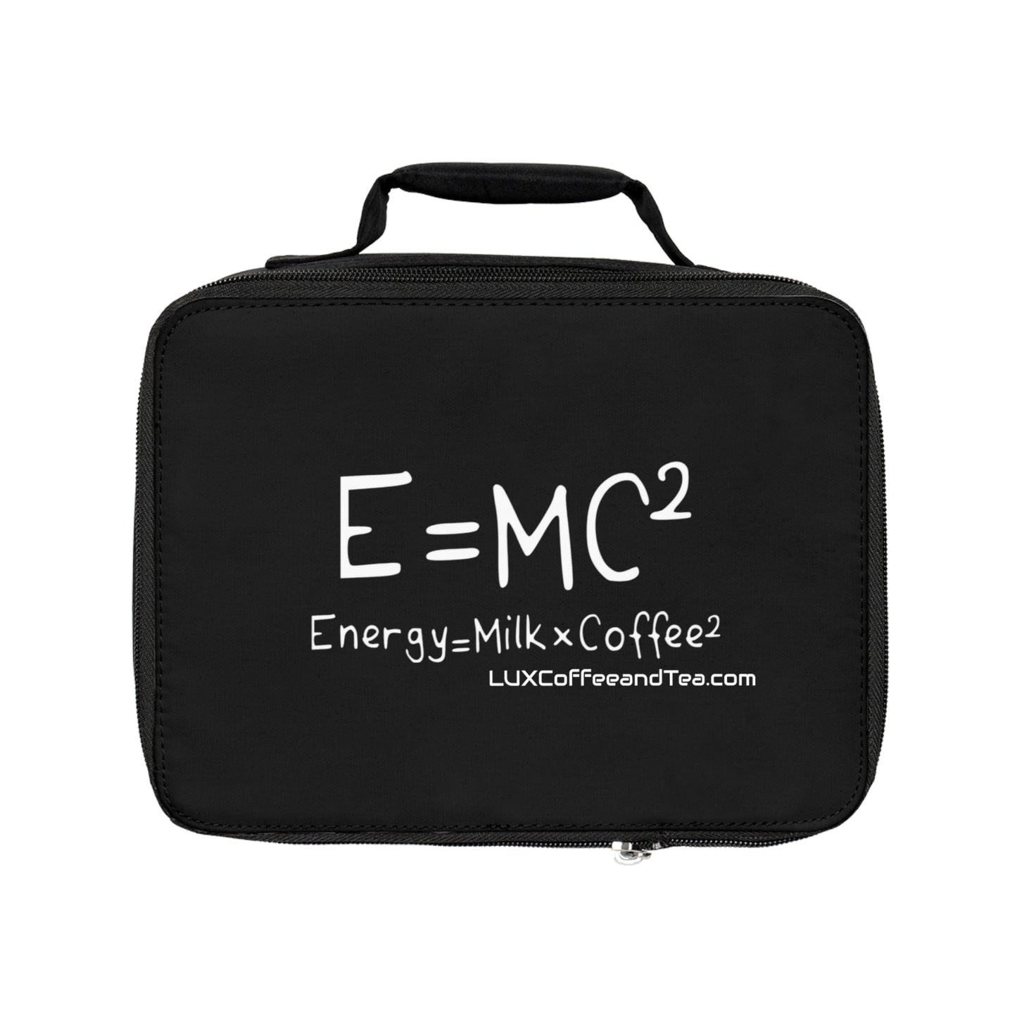 Lux Coffee & Tea "e=mc2" Lunch Bag