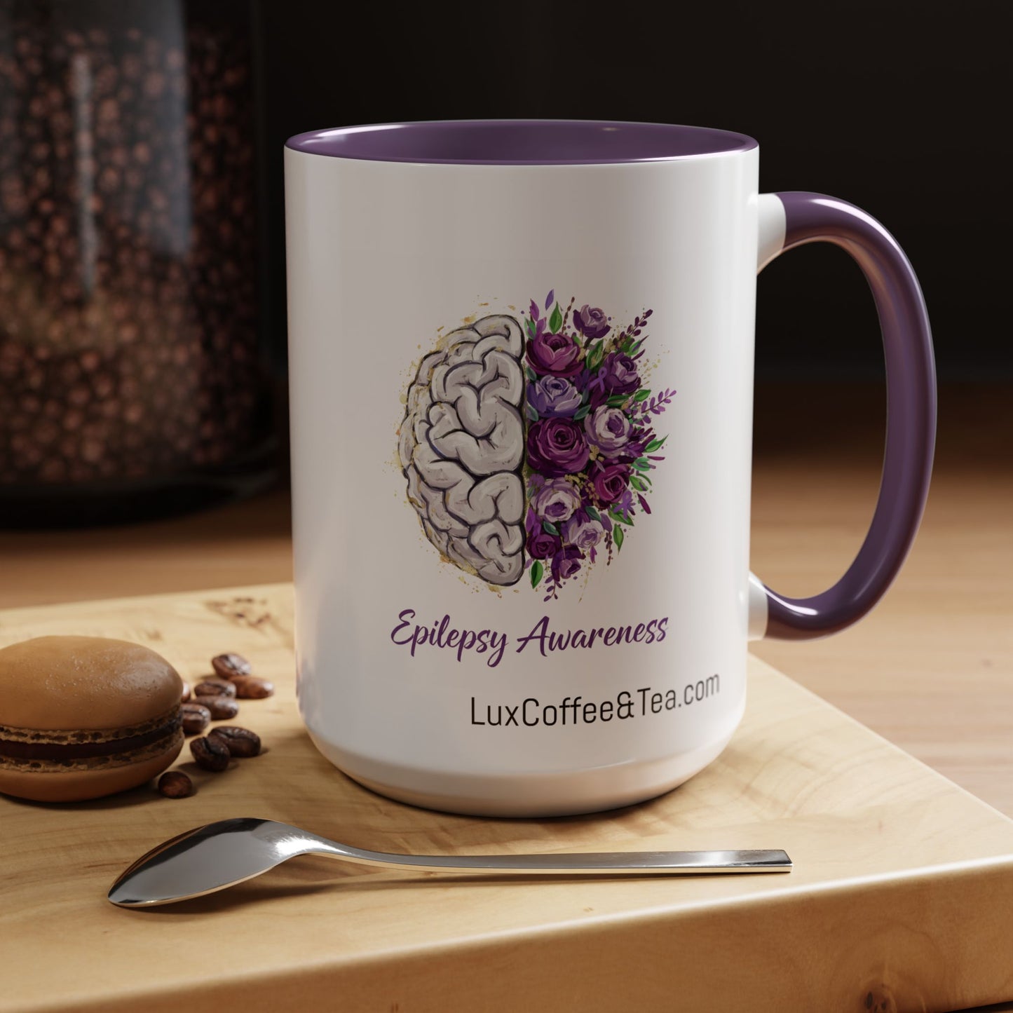 LUX Coffee and Tea Epilepsy Awareness Accent Mug  (11/15oz)