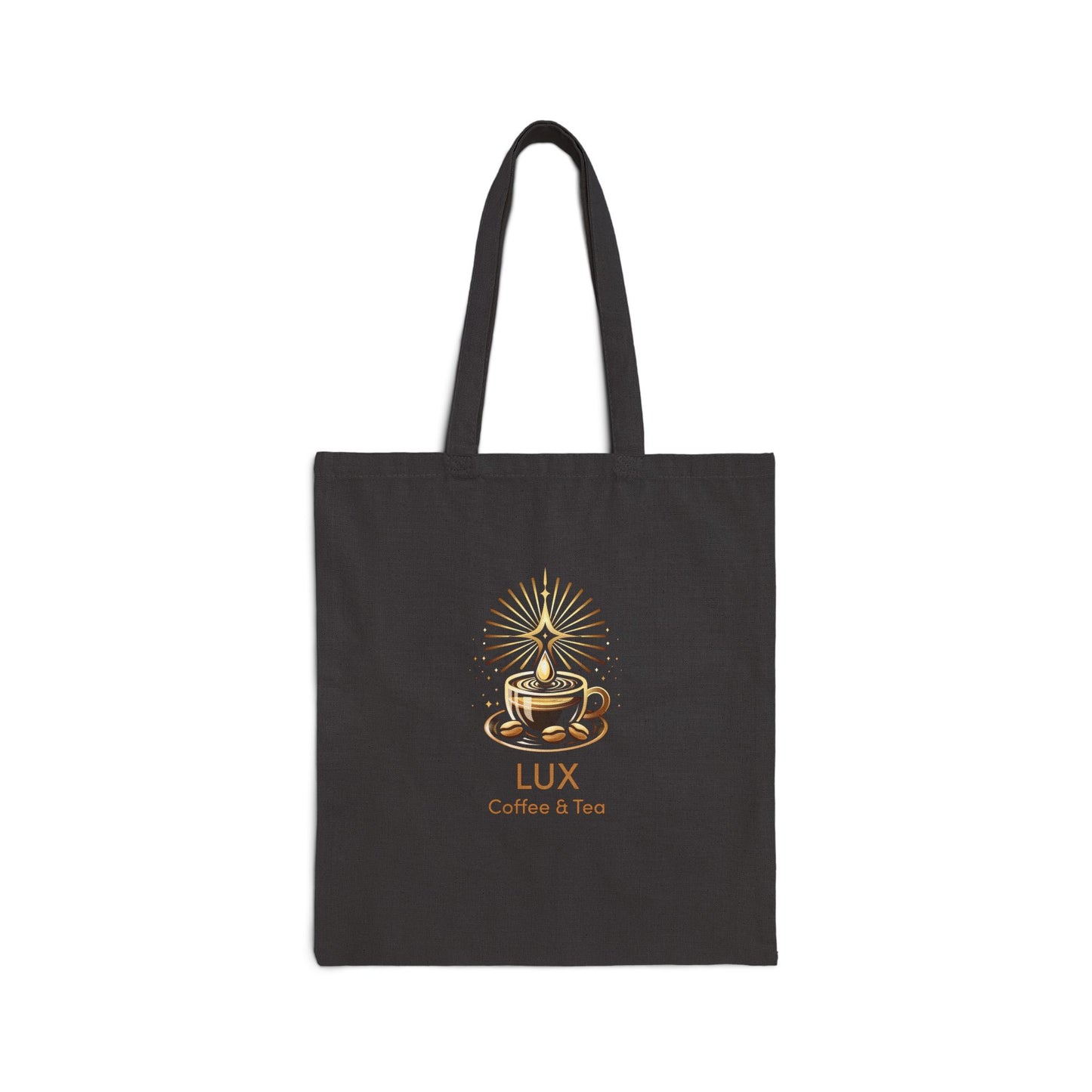 Lux Coffee & Tea Eco Shopper Canvas Tote Bag
