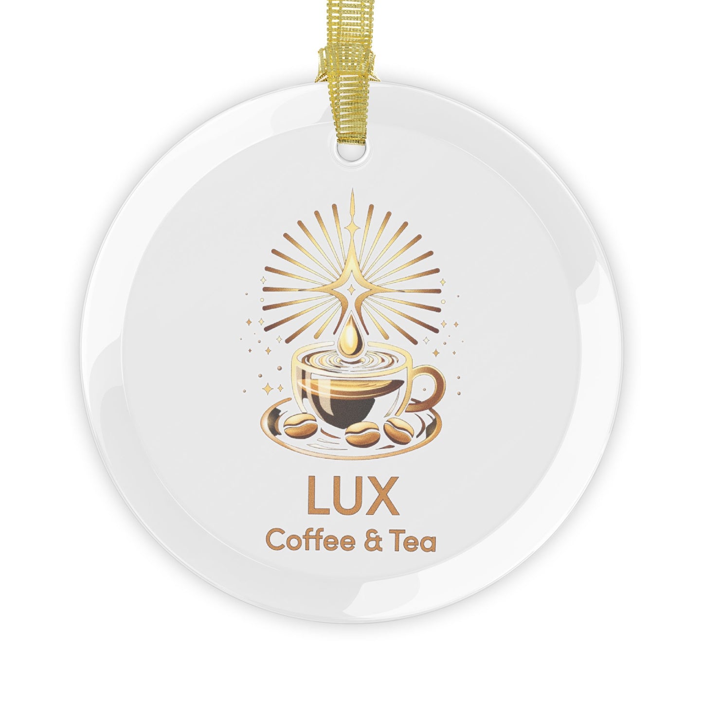 Lux Coffee & Tea Glass Ornaments