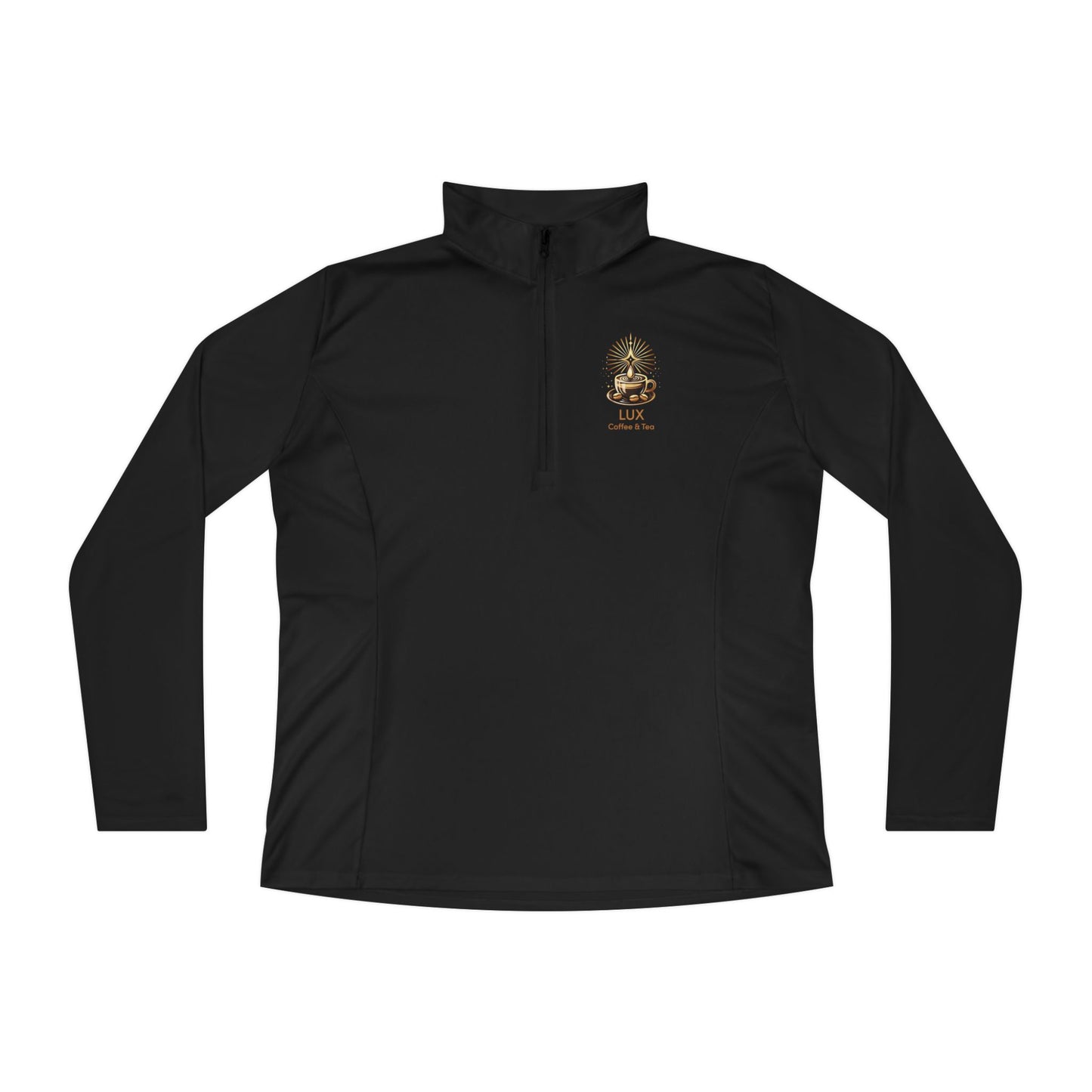 Lux Coffee & Tea Ladies Quarter-Zip Pullover