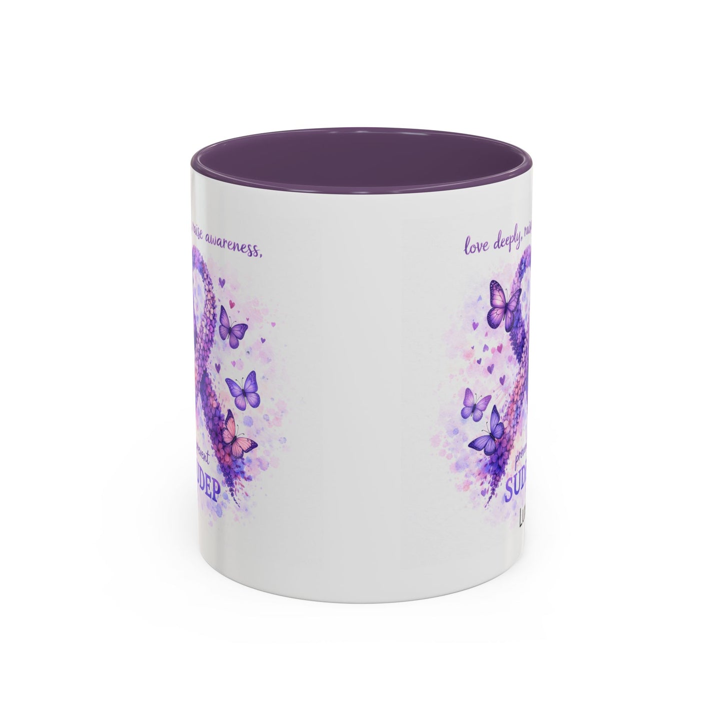 LUX Coffee and Tea Prevent SUDEP Awareness Accent Mug  (11/15oz)
