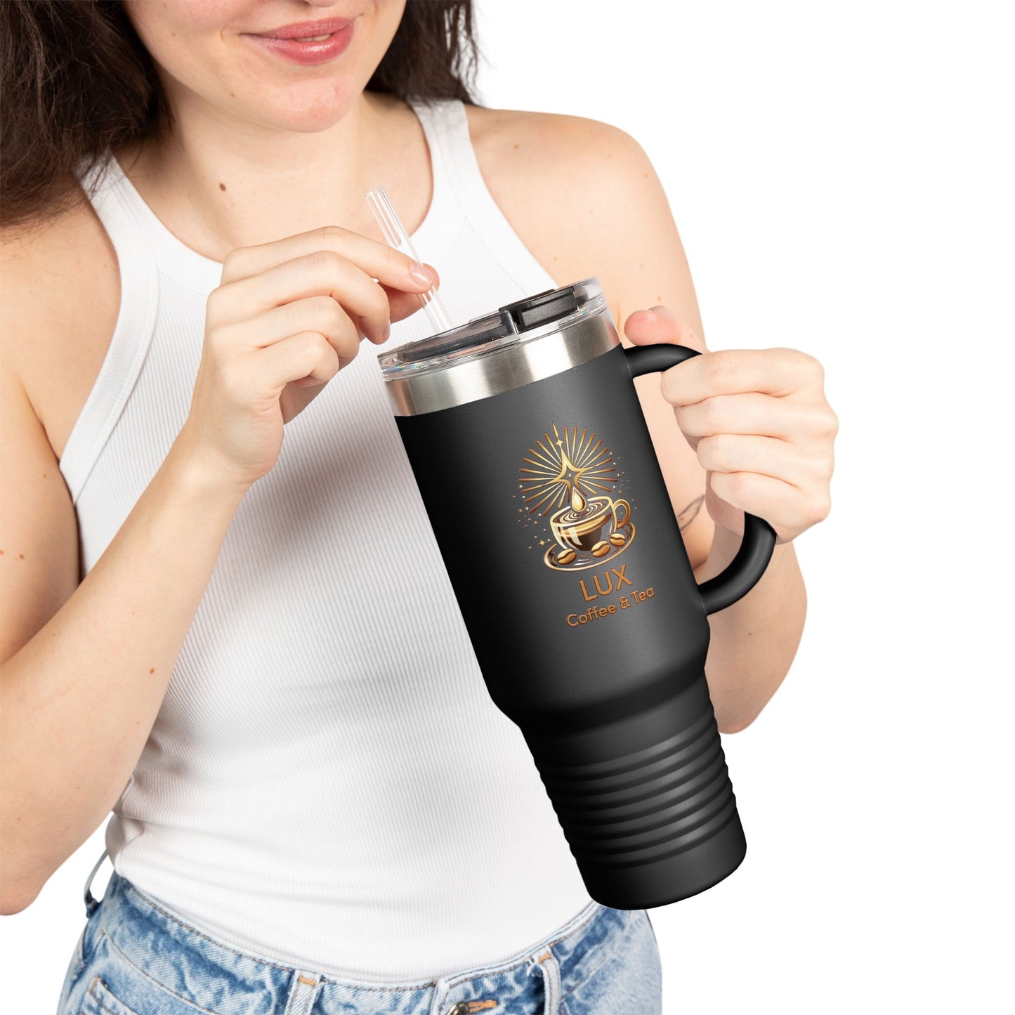 Lux Coffee & Tea Polar Camel 40oz Insulated Travel Mug