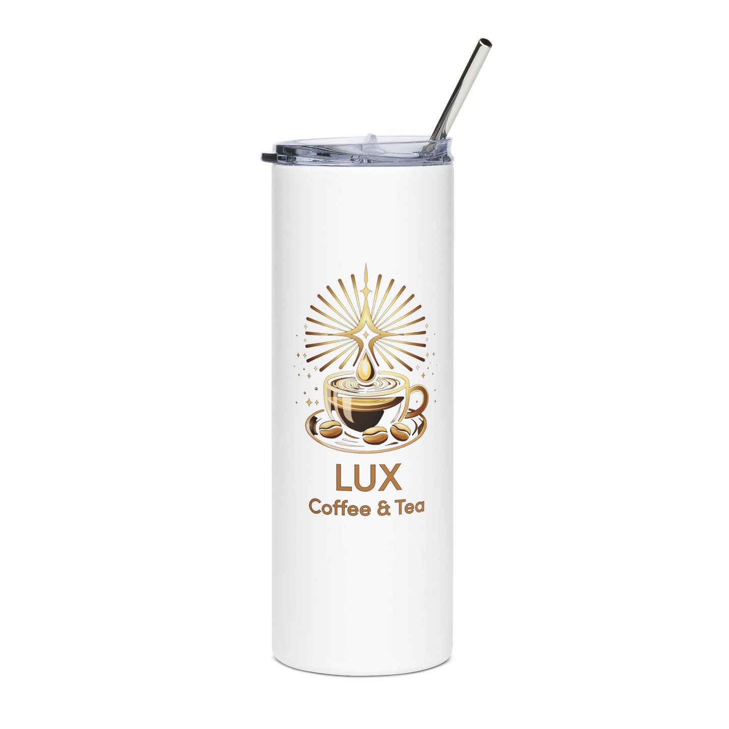 Lux Coffee & Tea Stainless Steel Tumbler, 20oz