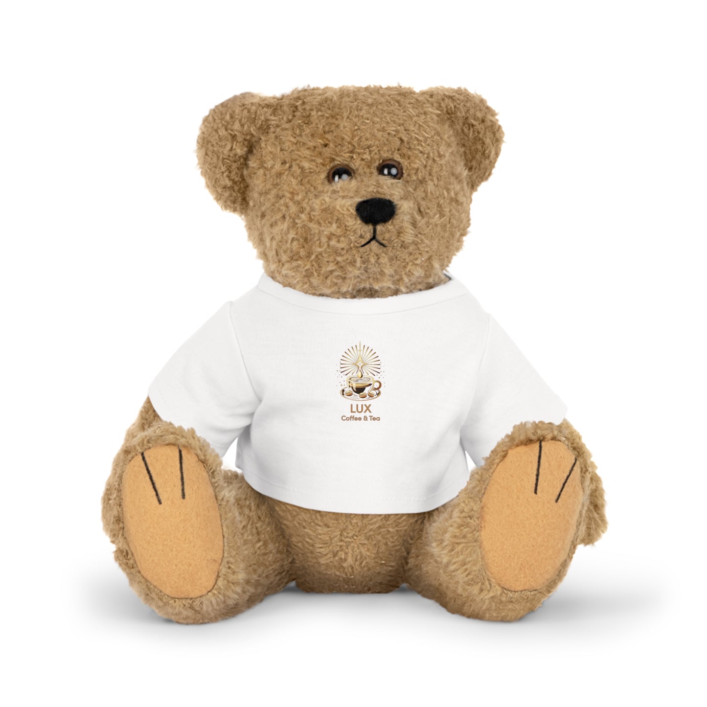 Lux Coffee & Tea Plush Toy with T-Shirt