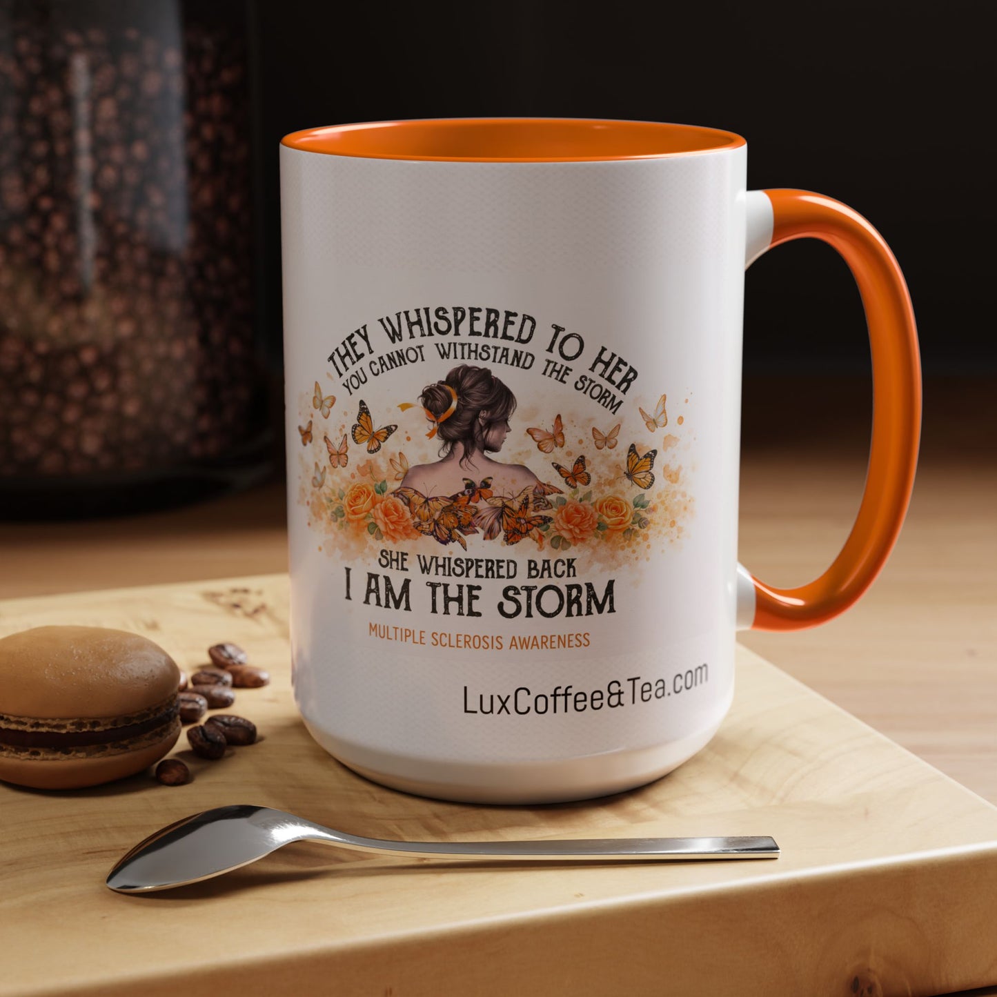 LUX Coffee and Tea I'm The Storm Multiple Sclerosis (MS) Awareness  Accent Mug  (11oz)