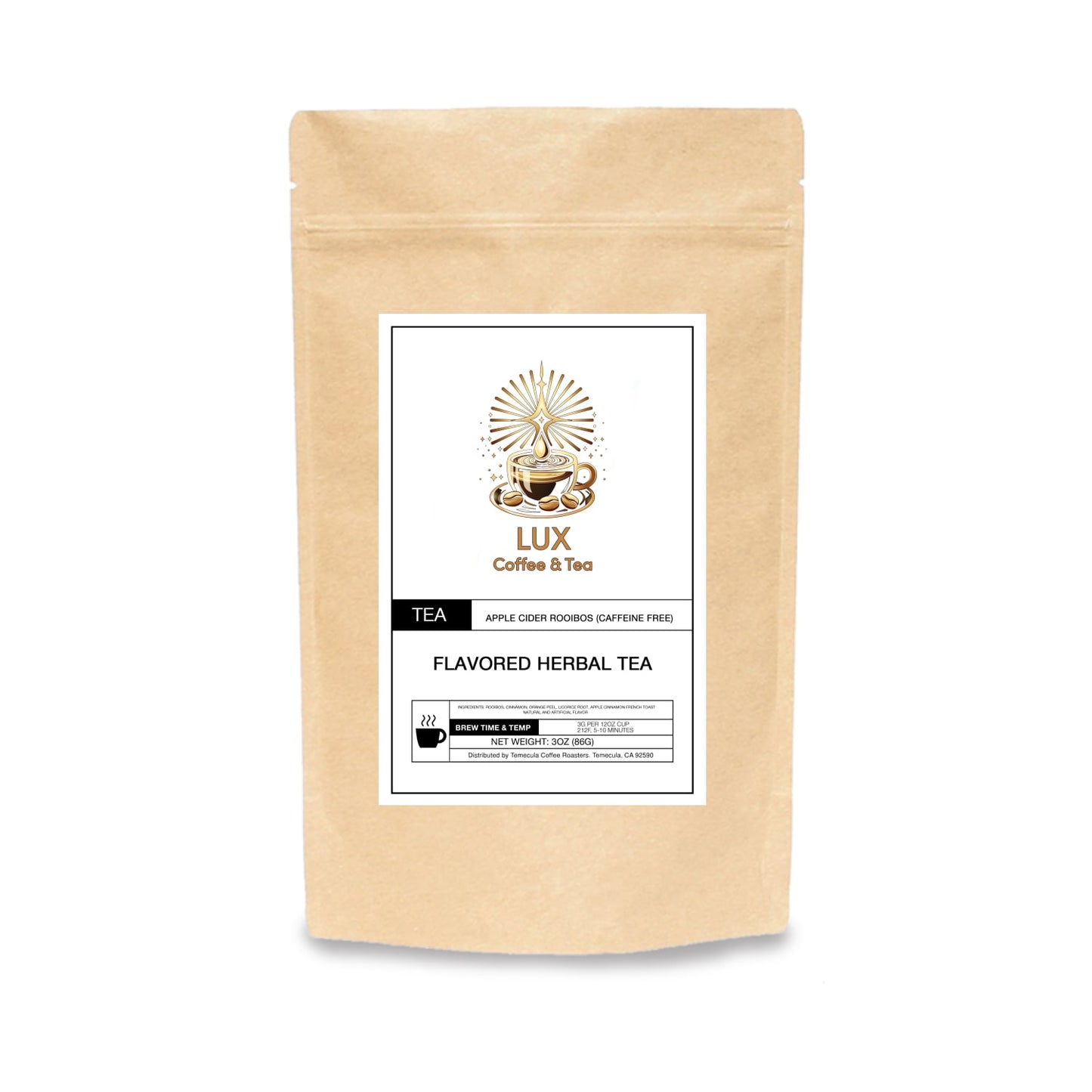 Apple Cider Rooibos Tea (Caffeine Free)